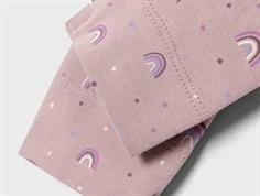 Name It deauville mauve printet legging med regnbuer